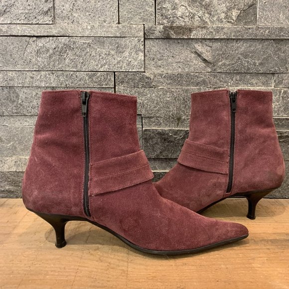 Roberto Vianni Suede Ankle Boots - Picture 5 of 8